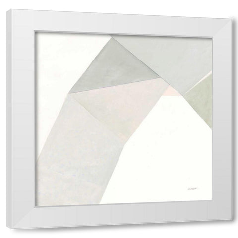 Paper Work I Neutral White Modern Wood Framed Art Print by Schick, Mike
