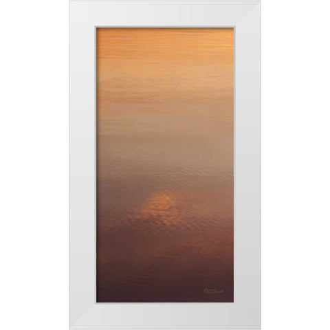 Kalaloch Reflections I White Modern Wood Framed Art Print by Marshall, Laura