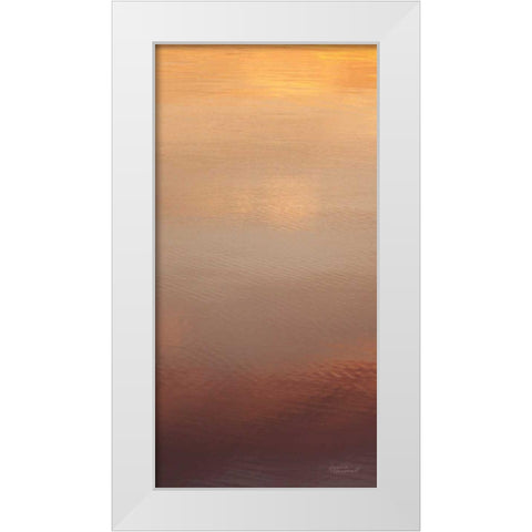 Kalaloch Reflections II White Modern Wood Framed Art Print by Marshall, Laura