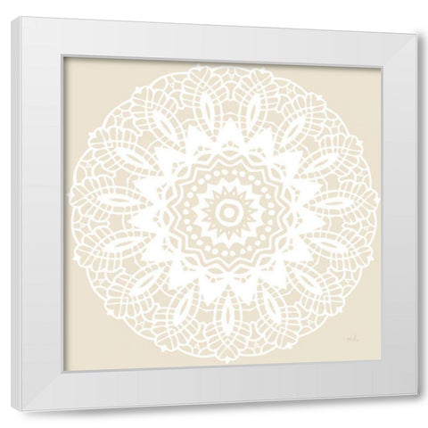 Contemporary Lace Neutral II White Modern Wood Framed Art Print by Hershey, Moira