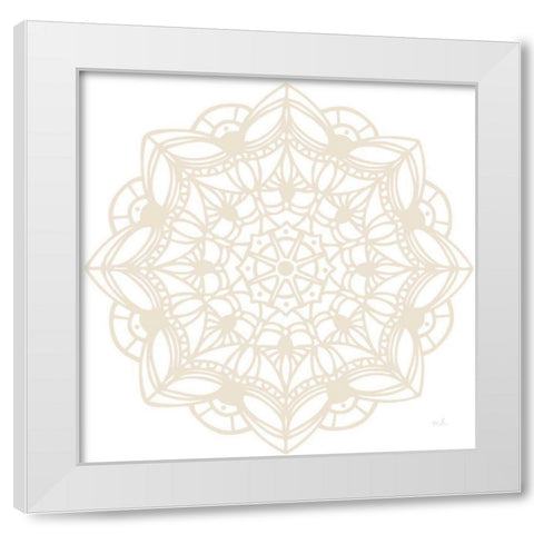 Contemporary Lace Neutral IV White Modern Wood Framed Art Print by Hershey, Moira