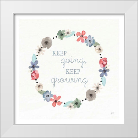 Simply Amazing I Spring White Modern Wood Framed Art Print by Aiken, Jess