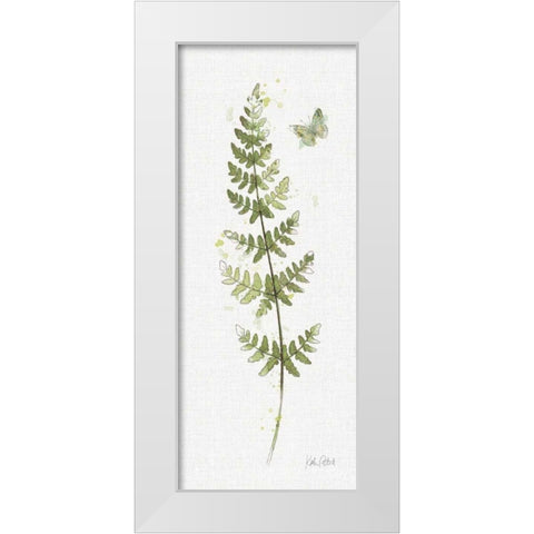 In the Forest VIII no distress White Modern Wood Framed Art Print by Pertiet, Katie