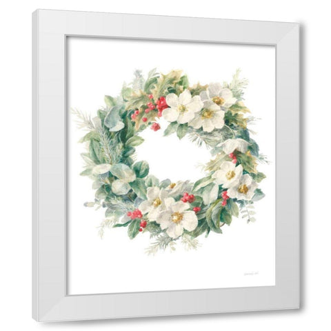 Floursack Holiday X White Modern Wood Framed Art Print by Nai, Danhui