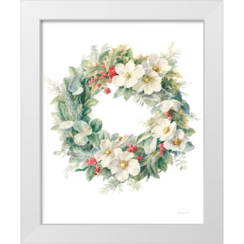 Floursack Holiday X White Modern Wood Framed Art Print by Nai, Danhui