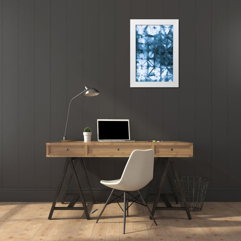 Kanari IV Indigo White Modern Wood Framed Art Print by Averinos, Melissa