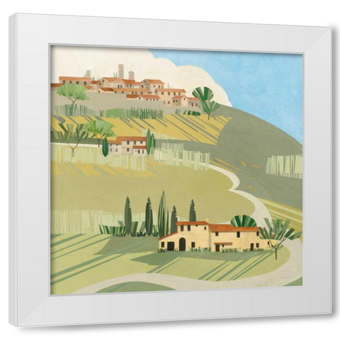 Primavera Crop White Modern Wood Framed Art Print by Tillmon, Avery
