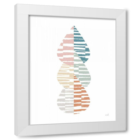 Meditate IV White Modern Wood Framed Art Print by Hershey, Moira