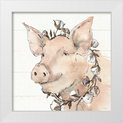 Country Life V White Modern Wood Framed Art Print by Tavoletti, Anne