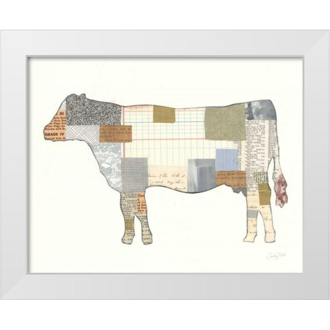 Farm Sweet Farm Element II White Modern Wood Framed Art Print by Prahl, Courtney
