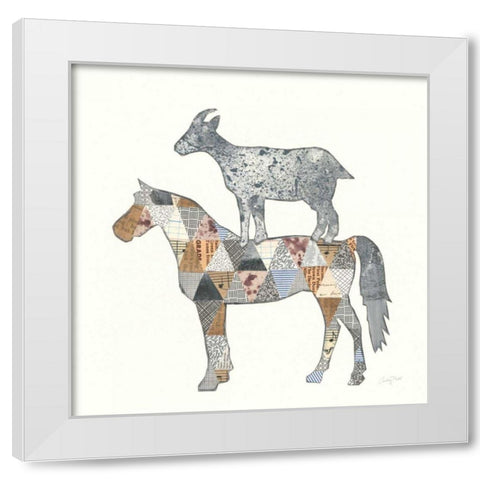 Farm Sweet Farm Element IV White Modern Wood Framed Art Print by Prahl, Courtney