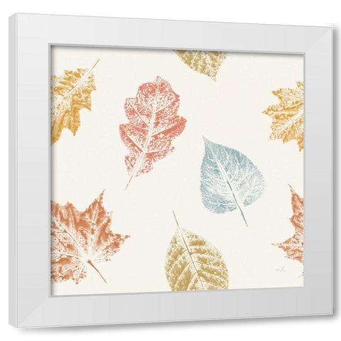 Harvest Sentiments Pattern II White Modern Wood Framed Art Print by Hershey, Moira