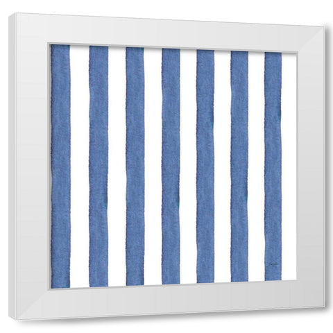 Delft Delight Pattern II White Modern Wood Framed Art Print by Rice, Kristy