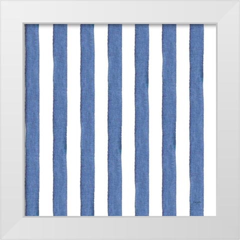 Delft Delight Pattern II White Modern Wood Framed Art Print by Rice, Kristy