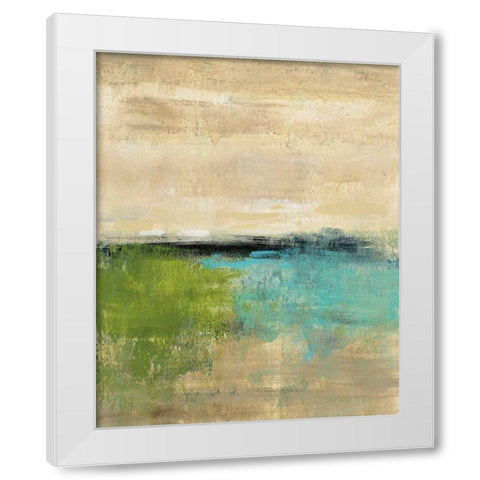 Spring Valley II White Modern Wood Framed Art Print by Vassileva, Silvia