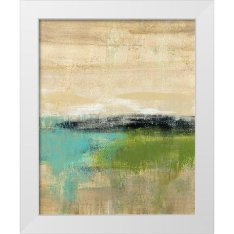Spring Valley III White Modern Wood Framed Art Print by Vassileva, Silvia