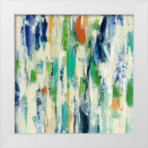 Sun Rays White Modern Wood Framed Art Print by Vassileva, Silvia