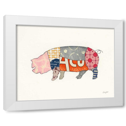 From the Butcher II White Modern Wood Framed Art Print by Prahl, Courtney
