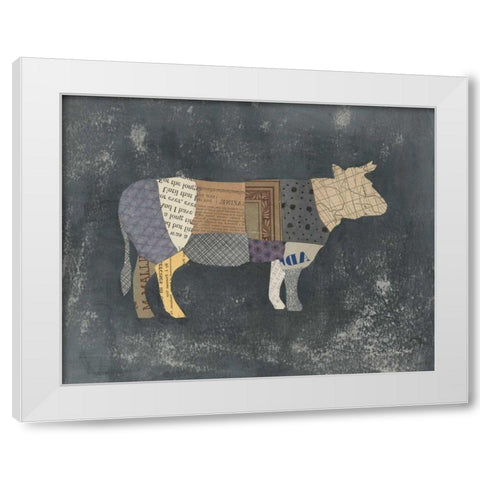 From the Butcher Elements 22 White Modern Wood Framed Art Print by Prahl, Courtney