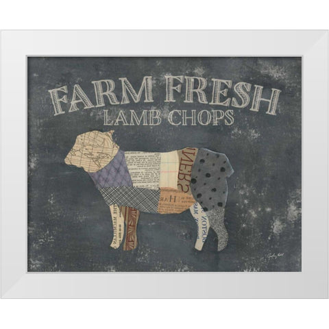 From the Butcher Elements 19 White Modern Wood Framed Art Print by Prahl, Courtney