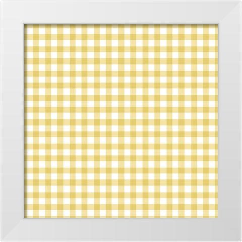 Baby Quilt Pattern 3 White Modern Wood Framed Art Print by Grove, Beth