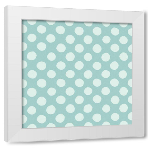 Baby Quilt Pattern 7 White Modern Wood Framed Art Print by Grove, Beth