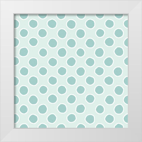 Baby Quilt Pattern 11 White Modern Wood Framed Art Print by Grove, Beth