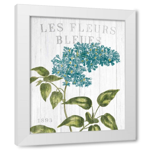 Fleuriste Paris V White Modern Wood Framed Art Print by Wild Apple Portfolio