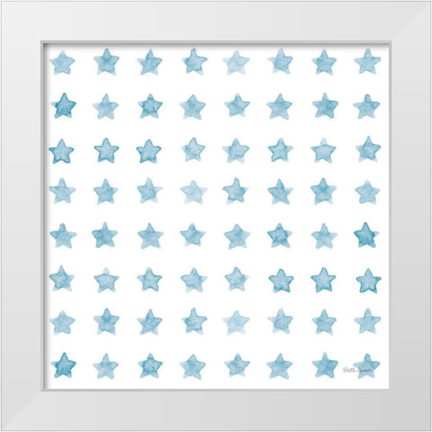 Coastal Baby Pattern IB White Modern Wood Framed Art Print by Grove, Beth