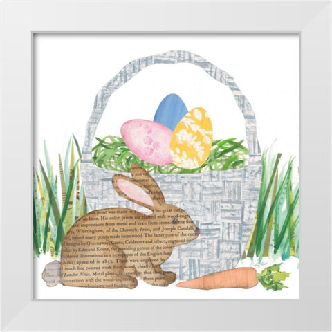 Spring Has Sprung V White Modern Wood Framed Art Print by Prahl, Courtney