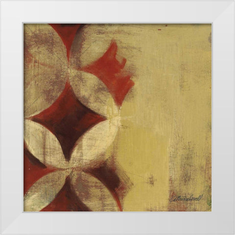 Wedding Ring IX White Modern Wood Framed Art Print by Lovell, Kathrine