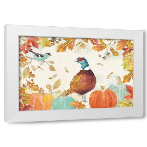 Falling for Fall II White Modern Wood Framed Art Print by Grove, Beth