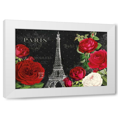 Rouge Paris I Black White Modern Wood Framed Art Print by Pertiet, Katie