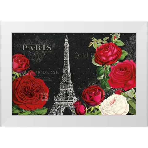 Rouge Paris I Black White Modern Wood Framed Art Print by Pertiet, Katie