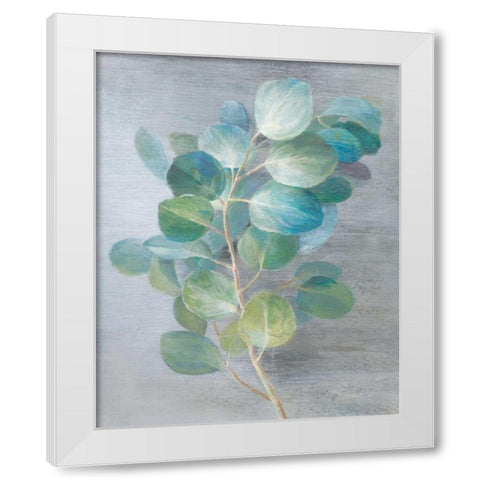 Fresh I Light White Modern Wood Framed Art Print by Nai, Danhui