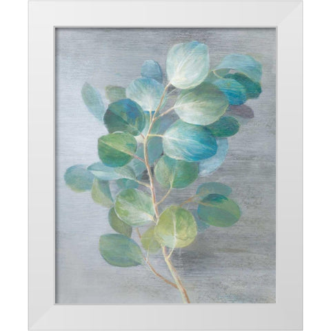 Fresh I Light White Modern Wood Framed Art Print by Nai, Danhui