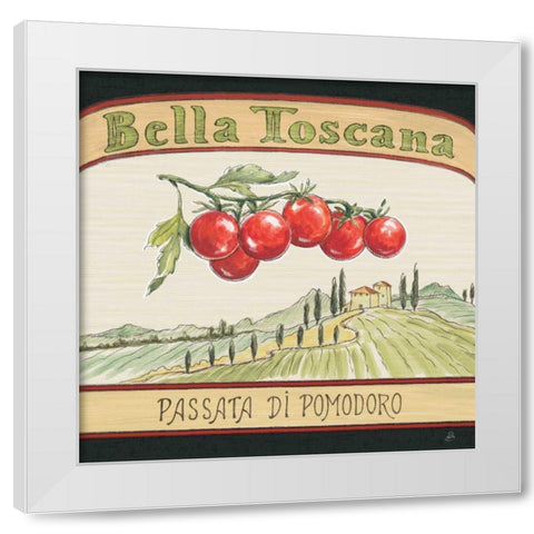 Tuscan Flavor V White Modern Wood Framed Art Print by Brissonnet, Daphne