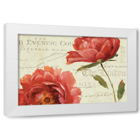 My Own Words White Modern Wood Framed Art Print by Audit, Lisa