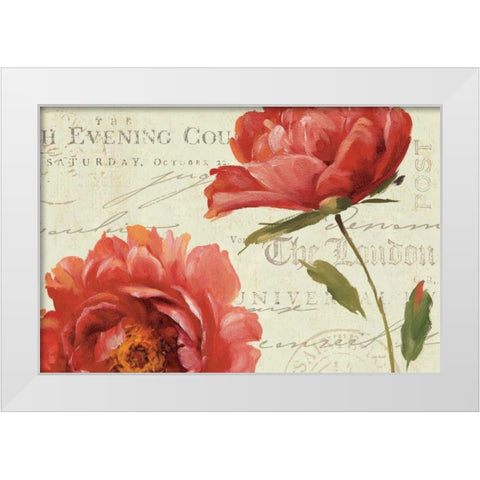 My Own Words White Modern Wood Framed Art Print by Audit, Lisa