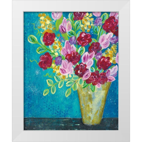 Bright Summer White Modern Wood Framed Art Print by Prahl, Courtney