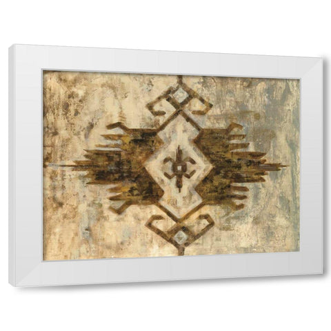 Southwest Design I White Modern Wood Framed Art Print by Vassileva, Silvia