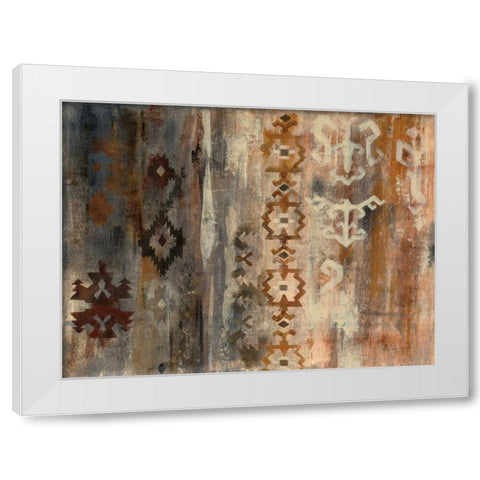 Southwest Design II White Modern Wood Framed Art Print by Vassileva, Silvia