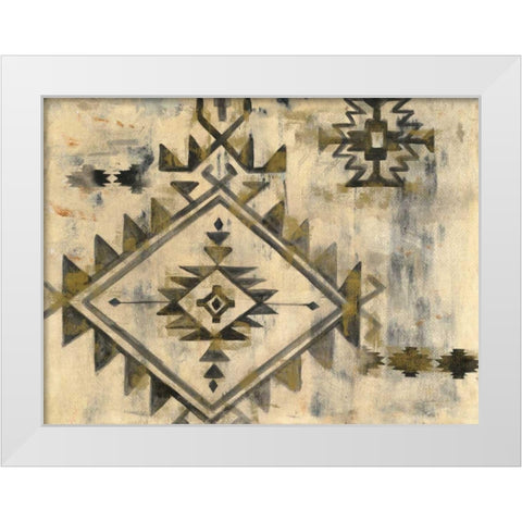 Southwest Design VI White Modern Wood Framed Art Print by Vassileva, Silvia