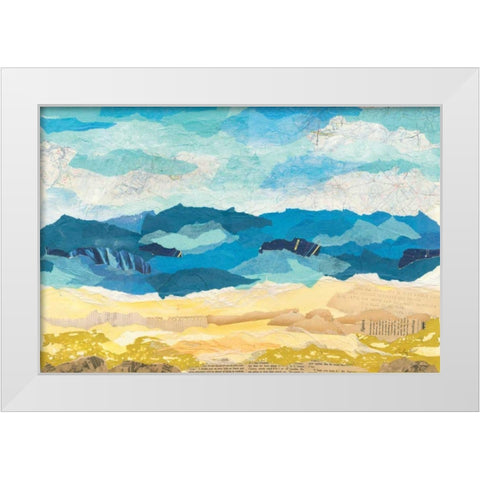 Abstract Coastal I White Modern Wood Framed Art Print by Prahl, Courtney