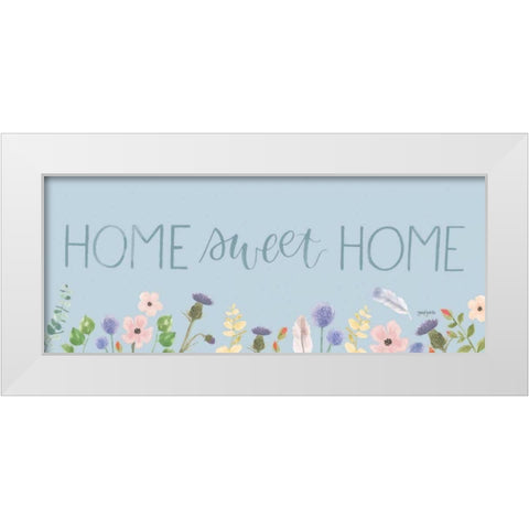 Spring Sentiments IV White Modern Wood Framed Art Print by Jackson, Jenaya