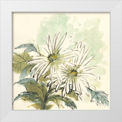 Snowmum III White Modern Wood Framed Art Print by Paschke, Chris