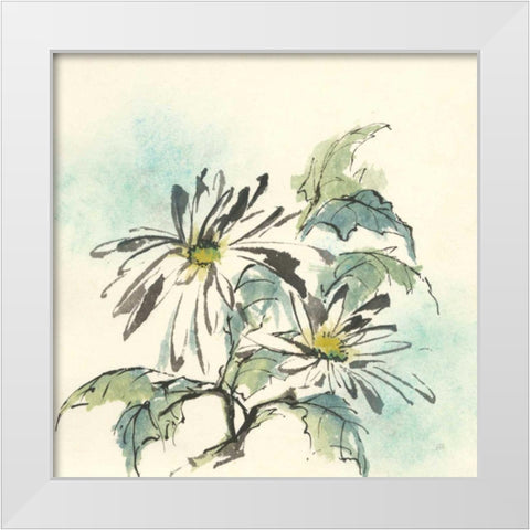 Snowmum IV White Modern Wood Framed Art Print by Paschke, Chris