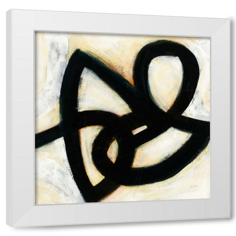 In the Maze I White Modern Wood Framed Art Print by Davies, Jane