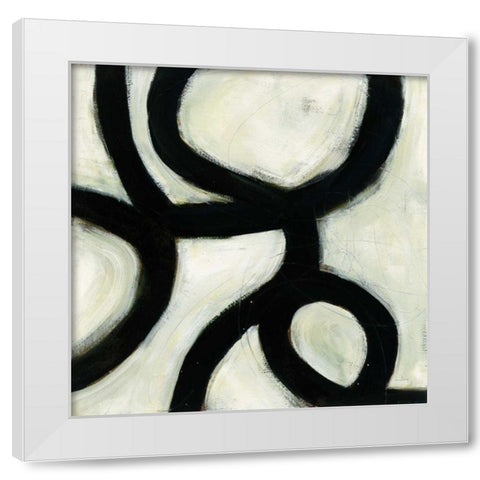 In the Maze II White Modern Wood Framed Art Print by Davies, Jane