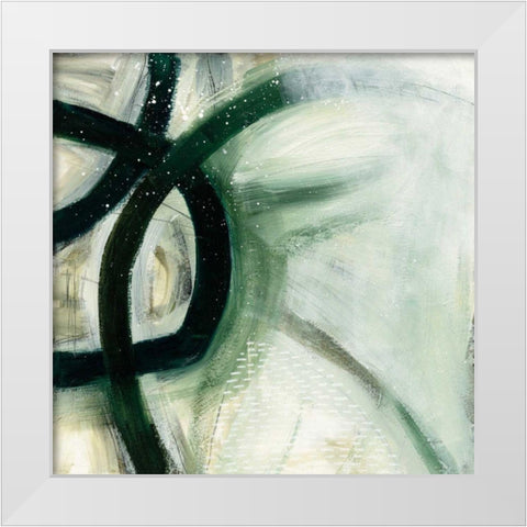 In the Maze III White Modern Wood Framed Art Print by Davies, Jane